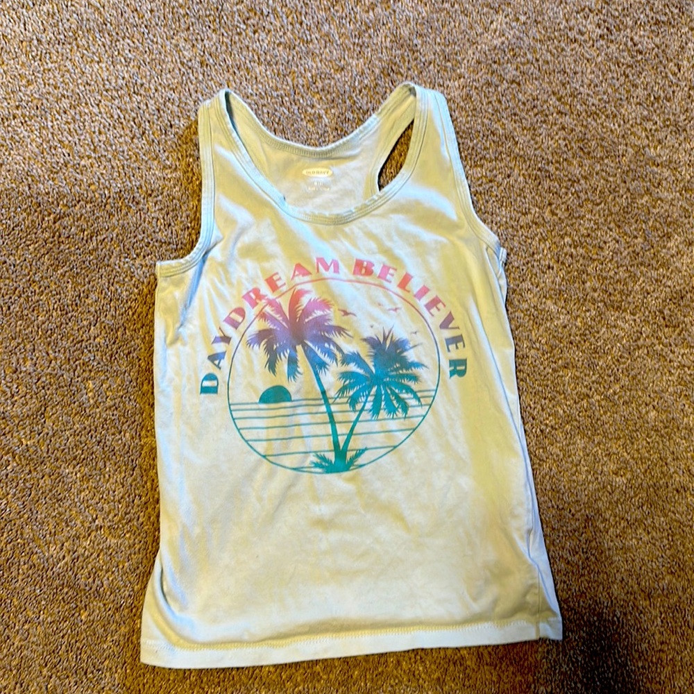 Girls Old Navy tank top (M) Size 8 fitted